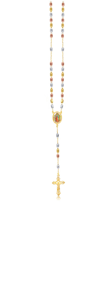 18K Gold Layered Oro Laminado Rosarie